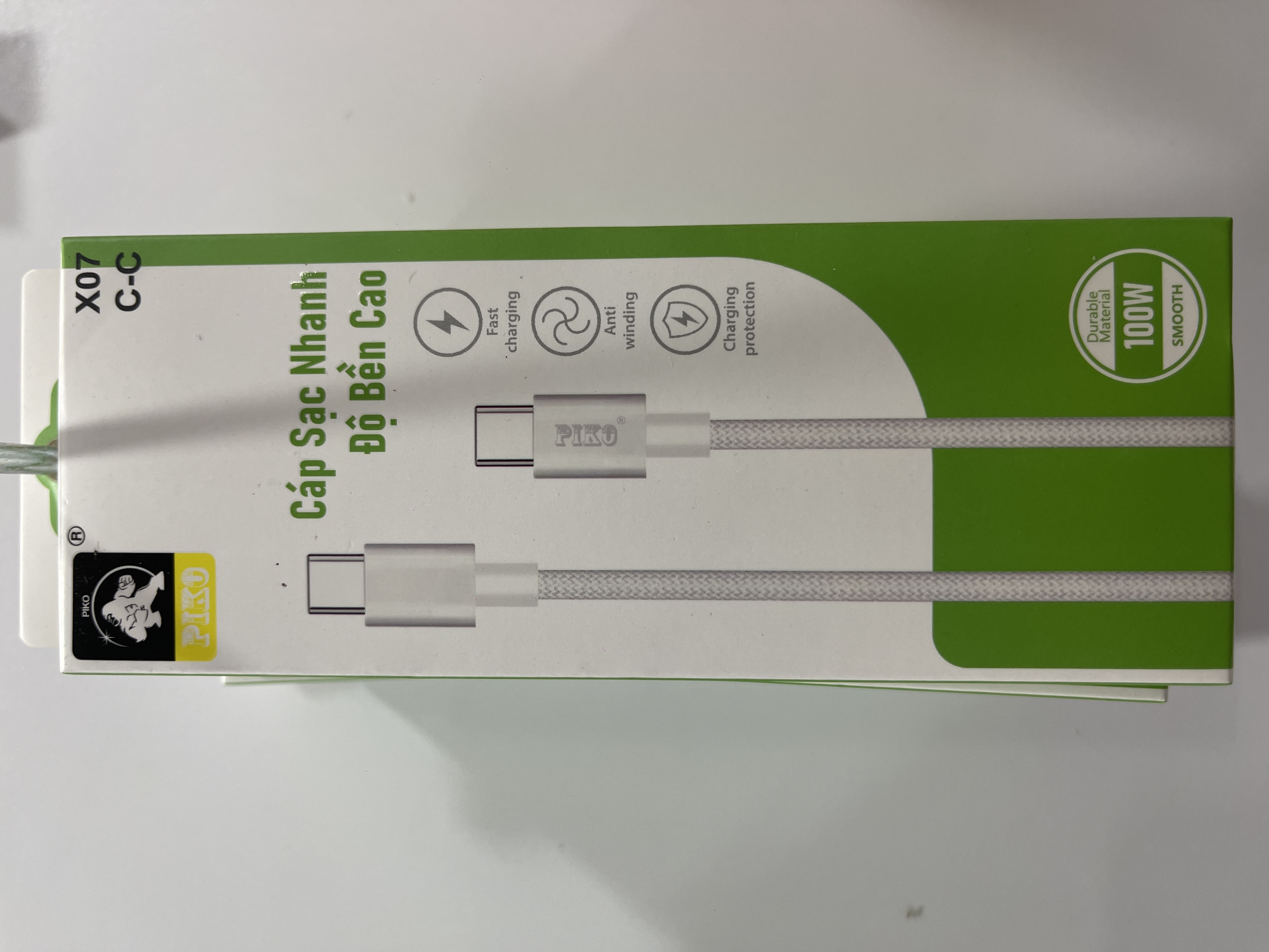 Cáp sạc X07 C-C